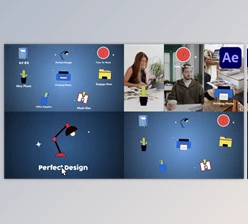 Download Office Icons And Titles for After Effects (Videohive 52466340) - AE Project