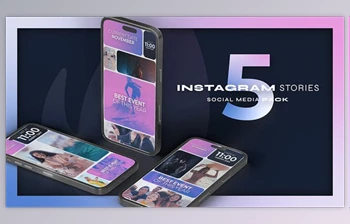 Download Multiscreen Instagram Reel <span class='badge badge-warning'>Pink</span> (Videohive 51345091) - AE Project