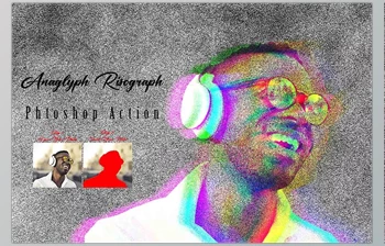Download Anaglyph Risograph <span class='badge badge-warning'>Photoshop</span> Action Creative Market - 13469498