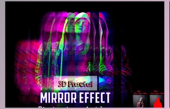 Download <span class='badge badge-warning'>3D</span> Fractal Mirror Effect PS Action Creative Market – 13439721