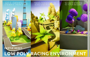Download Unity Asset - Low Poly Racing Environment <span class='badge badge-warning'>v1.0.1</span>