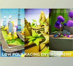 Download Unity Asset - Low Poly Racing Environment v1.0.1