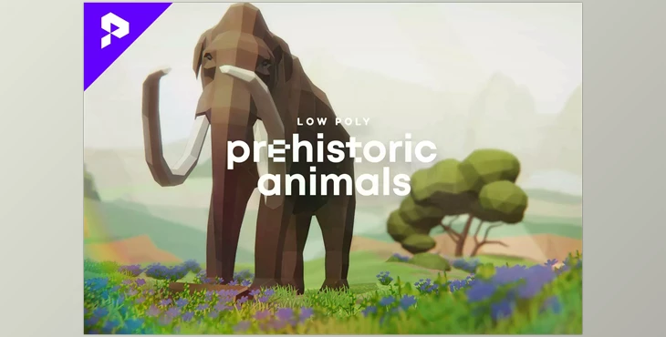 Download Unity Asset - Low Poly Animated Prehistoric Animals v1.3