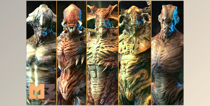 Download Unity Asset - Humanoids Monsters Pack v1.1