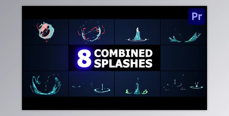 Download Combined Splashes for Premiere Pro (Videohive 52180093)