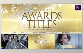 Download Awards <span class='badge badge-warning'>Glitter</span> Titles (Videohive 28831675) - PR Project