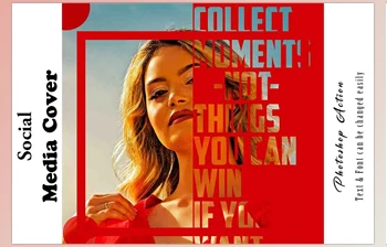 Download Social Media Cover <span class='badge badge-warning'>Photoshop</span> Action Creative Market - 12739031