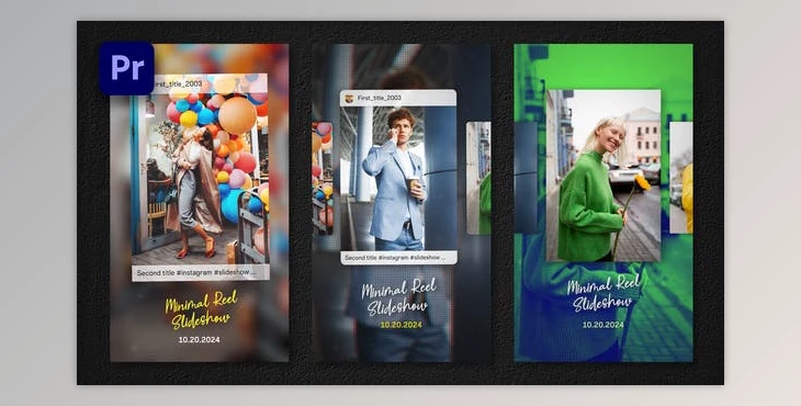 Download Minimal Reel Slideshow | Premiere Pro (Videohive 52229924)