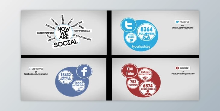 Download Promote Yourself with Social Media Networks (Videohive 2092399) - AE Project