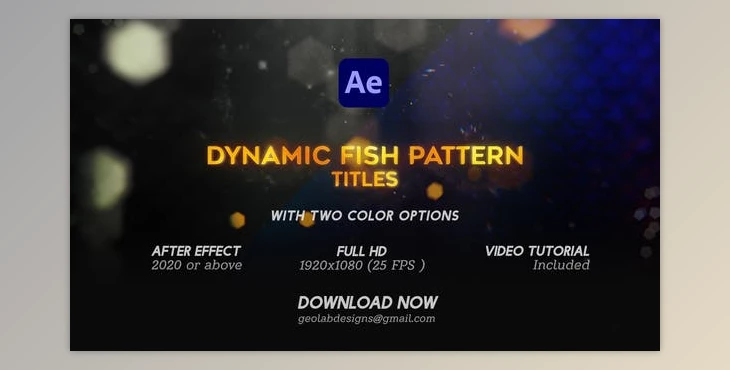 Download Dynamic Fish Pattern Titles l Aqua Titles (Videohive 50329409) - AE Project