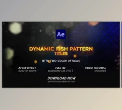 Download Dynamic Fish Pattern Titles l Aqua Titles (Videohive 50329409) - AE Project