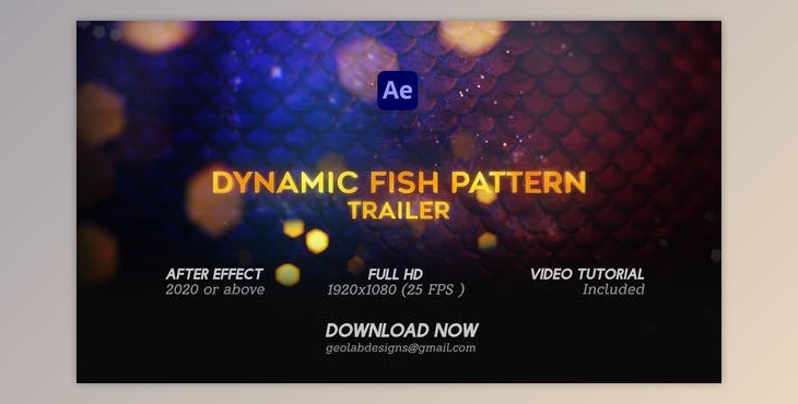 Download Dynamic Fish Pattern Trailer l Aqua Trailer (Videohive 51349785) - AE Project