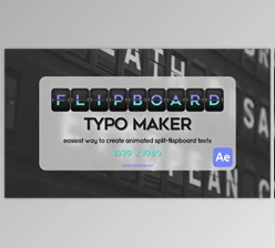 Download Flipboard Typo Maker (Videohive 52518818) - AE Project