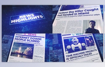 Download News Clips <span class='badge badge-warning'>Highlights</span> (Videohive 52480424) - AE Project