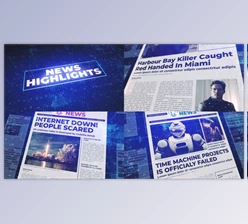 Download News Clips Highlights (Videohive 52480424) - AE Project