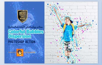 Download Colorful Bubbles Dispersion <span class='badge badge-warning'>Creative</span> Market – 2642127