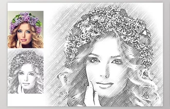 Download Pencil Sketch <span class='badge badge-warning'>Photoshop</span> Action Creative Market – 2690991