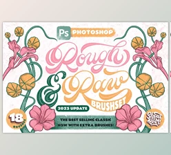 Download Rough & Raw Photoshop Brush Set Creative Market – 12698167