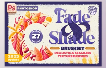 Download Fade & Shade <span class='badge badge-warning'>Photoshop</span> Brush Set Creative Market – 12698536