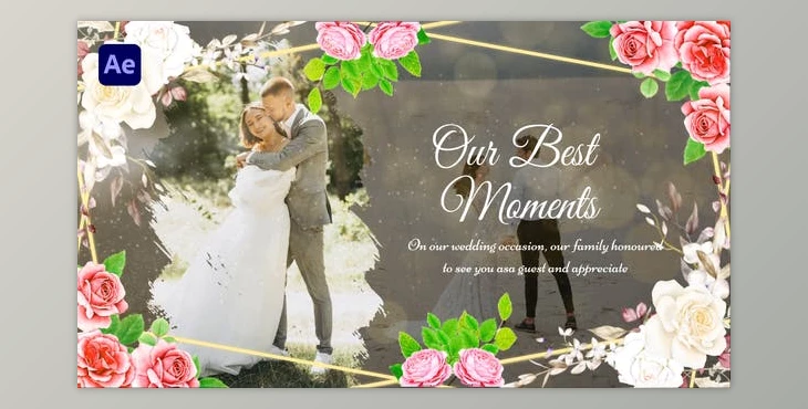 Download Ink Wedding Slideshow (Videohive 52496741) - AE Project