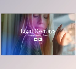 Download Light Leak Overlay Toolkit (Videohive 52494255) - AE Project