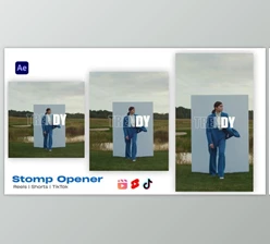 Download Stomp Typography Opener | Instagram Shorts Tik Tok (Videohive 52515432) - AE Project