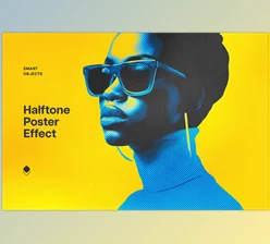 Download Halftone Poster Photo Effect - 234739042