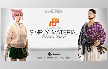 Download <span class='badge badge-warning'>Blender</span> Market - Simply Material | Fashion Design v1.8