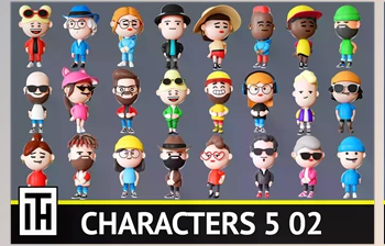 Download Unity 3D-Models <span class='badge badge-warning'>Characters</span> 5 02 v1.0