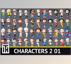 Download Unity 3D-Models Characters 2 01 v1.0