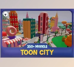 Download Unity 3D-Models Cartoon City with Toon Shader v1.0