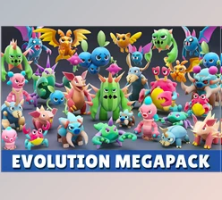 Download Unity 3D-Models Cartoon Characters - Mega Pack v1.0