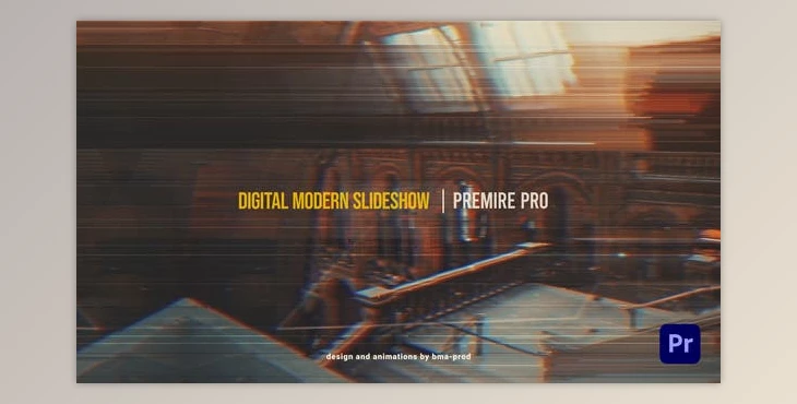 Download Digital Modern Slideshow Premiere Pro (Videohive 52205846) - PR Project