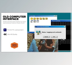 Download Old Computer Dial Up Interface 4K (Videohive 52201785) - PR Project