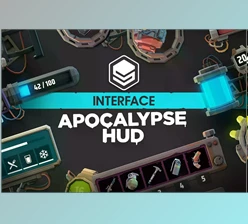 Download Unity Assets - Unity 2D Apocalypse HUD - Synty INTERFACE - GUI v1.0.1