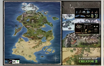 Download Unity Assets - Unity 2D Fantasy Map Creator <span class='badge badge-warning'>2</span> v1.2