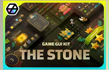 Download Unity <span class='badge badge-warning'>2D</span> GUI - The Stone v2.1.0