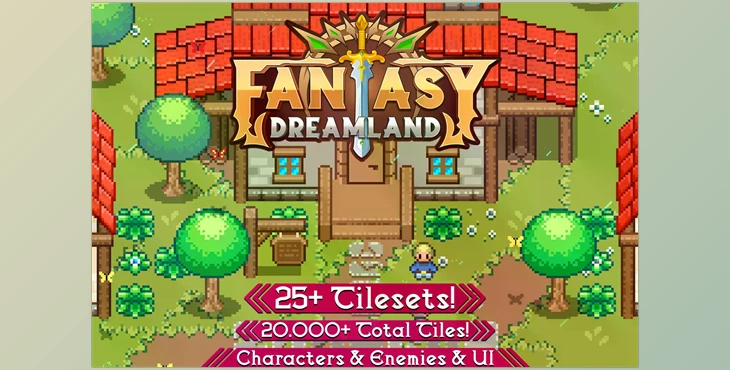 Download Unity 2D 2D TopDown Tilesets Fantasy Dreamland v5.4.1