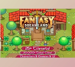 Download Unity Assets - 2D TopDown Tilesets Fantasy Dreamland v5.4.1