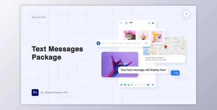 Download Text Messages Package l MOGRT for Premiere Pro (Videohive 27957120)