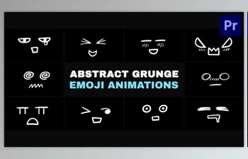 Download Abstract <span class='badge badge-warning'>Grunge</span> Scribble Emoji Animations | Premiere Pro MOGRT (<span class='badge badge-warning'>Videohive</span> 52279664)