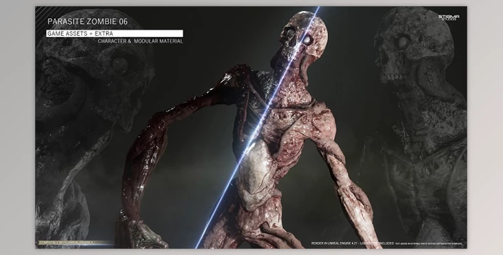 Download Unreal Engine - Parasite Zombie 06 (Engine Version 5.3)