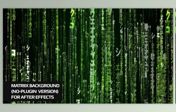 Download Matrix Background For Ae No <span class='badge badge-warning'>Plugin</span> (Videohive 52784005)