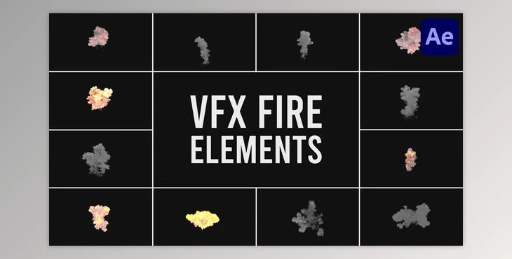 Download VFX Fire Elements for After Effects (Videohive 52785716) - ae project