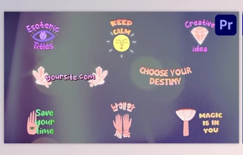 Download Cartoon Esoteric Titles for <span class='badge badge-warning'>Premiere</span> <span class='badge badge-warning'>Pro</span> (Videohive 52356897)
