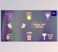 Download Cartoon Esoteric Titles for Premiere Pro (Videohive 52356897)