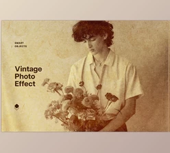 Download Vintage Sepia Photo Effect - 244656501