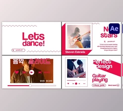 Download Music Slides for After Effects (Videohive 52704023) - AE Project