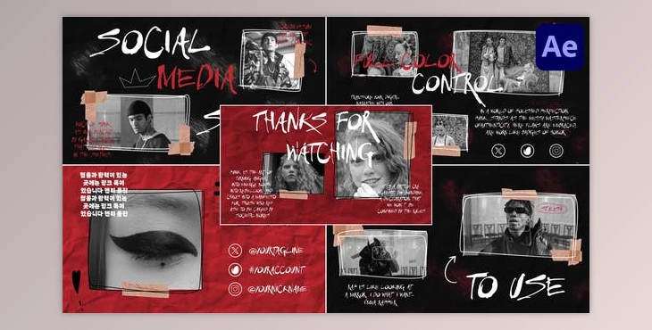 Download Youtube Slides for After Effects (Videohive 52681209) - AE Project