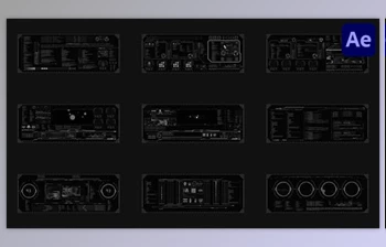 Download Hud Large <span class='badge badge-warning'>Screens</span> for After Effects (Videohive 52680718) - AE Project